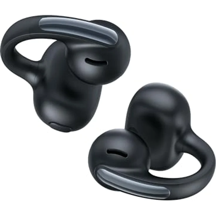 Baseus Bowie MC1 Open Ear Kopfhörer, Ohrclip mit Bluetooth 5.4, IP57 Wasser- und Staubdicht, 40H Akkulaufzeit, Geräuschunterdrückung, Interstellar Schwarz – Bild 1