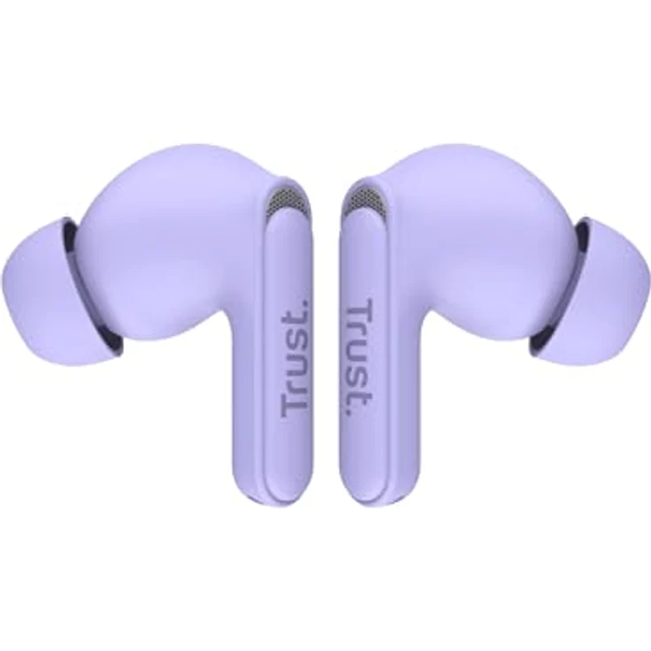 Trust Yavi Enc Earbuds, kabellose In-Ear Kopfhörer in Lila mit hochwertigem Sound – Bild 9