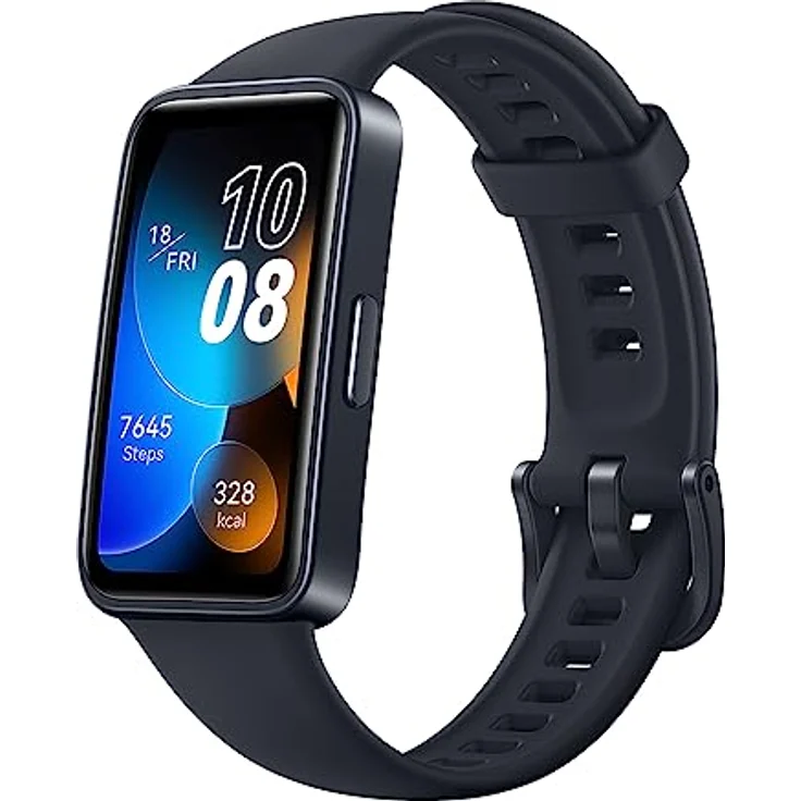 HUAWEI Band 8 Smartwatch, Ultraflaches Design, Schlaf-Tracking, 2 Wochen Akkulaufzeit,Gesundheits- und Fitness-Tracker, Kompatibel mit Android & iOS, Midnight Black – Bild 1