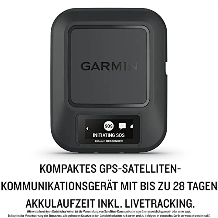 Garmin INREACH Messenger Satelliten-Kommunikationsgerät, Schwarz, mit 28 Tagen Akkulaufzeit und Gruppenchat-Funktion – Bild 2