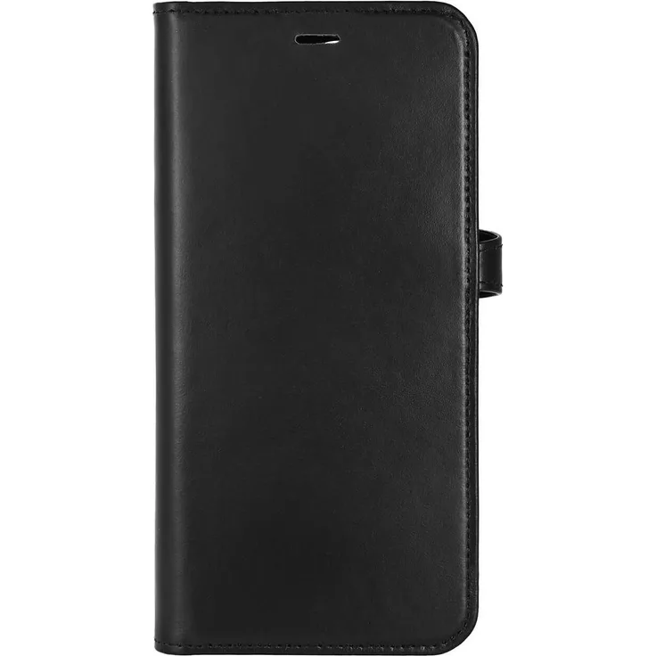 Buffalo MagSeries 2in1 Leder Smartphonenumber Hülle für iPhone 16 Pro Max, mit 3 Kartenfächern und Geldscheinfach, Schwarz