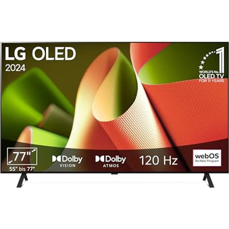 LG OLED77B49LA TV 77" (195 cm) OLED Fernseher (α8 4K AI-Prozessor, Dolby Vision, bis zu 120Hz) [Modelljahr 2024] – Bild 1