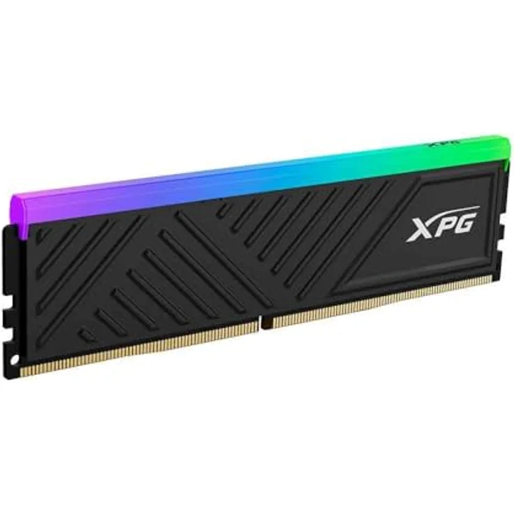 ADATA DDR4 16GB 3200-16 XPG D35 RGB BK Single Tray Black, Arbeitsspeicher mit AX4U320016G16A-SBKD35G – Bild 2