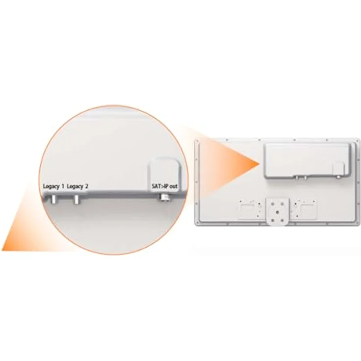 SELFSAT IP22 Sat/IP Flachantenne - Die Weltweit erste Fast unsichtbare SAT>IP Satelliten-Antenne für bis zu 8 Nutzer, weiß – Bild 7