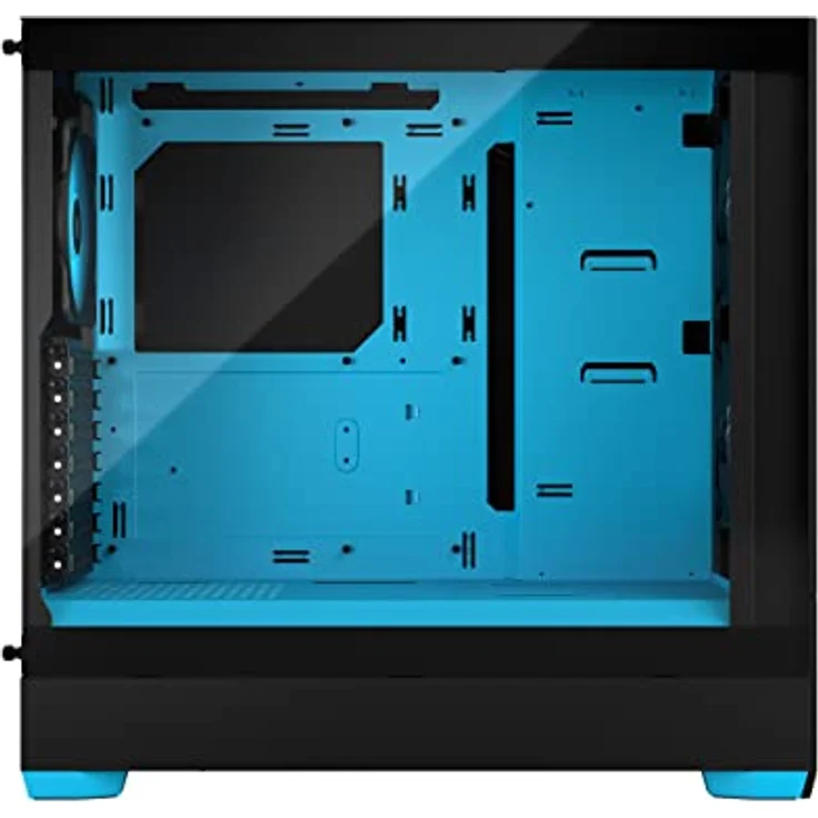 Fractal Design Pop Air RGB - Cyan Core TG Clear Tint (Midi-Tower-Gehäuse mit Seitenfenster aus Gl... – Bild 3