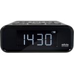 Silva Schneider UR 4200 BT Uhrenradio mit Akku, ohne Elektrosmog, Nachtlicht, 2 Weckzeiten, 4 Weckmöglichkeiten, Bluetooth, Display dimmbar, weiß