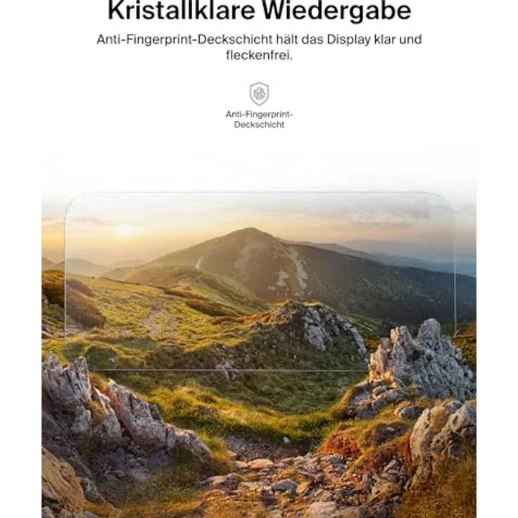 Belkin ScreenForce Tempered Glass Schutzfolie iPhone 17 Pro Max, 9H Kratzfest, Blasenfreie Anbringung mit Positionierungsrahmen, 2er-Pack – Kristallklar, Antimikrobiell – Bild 5