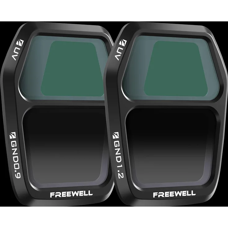 Freewell Air 3S Filters - Soft Edge Gradient, GND0.9 & GND1.2, 2er Pack für DJI Air 3S, Hochauflösendes Glas, GimbalSafe Technologie