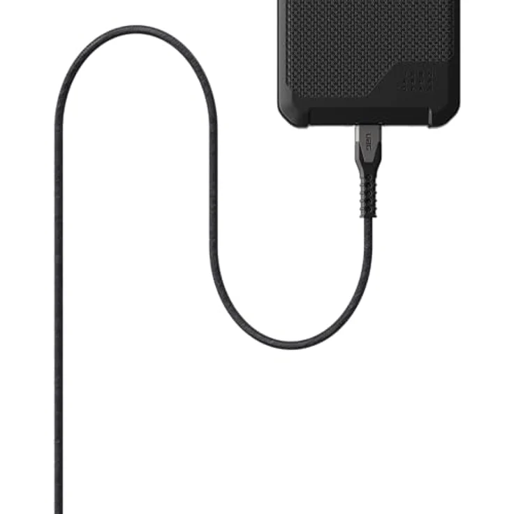 UAG Urban Armor Gear Robustes USB-C auf Lightning Kabel, 30W, 1,5 m, schwarz/grau – Bild 3