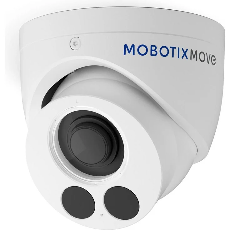 Mobotix Move Vandal-Turret Kamera 2 MP, IR-LED 30m, 33-111° Motorisierte Vari-fokal-Linse, Netzwerkkamera, Weiss