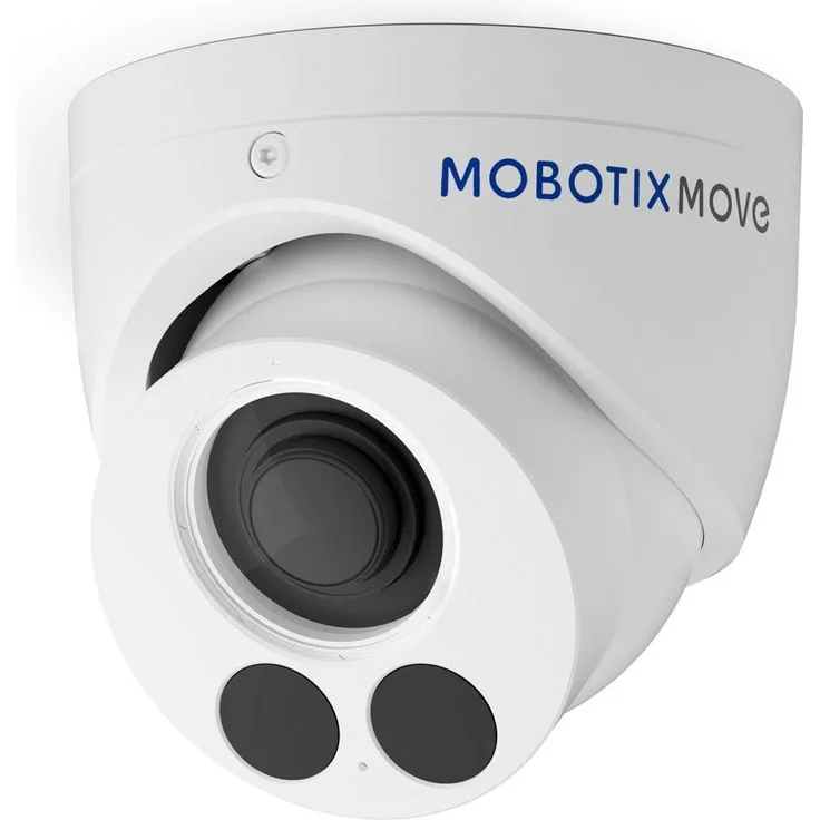Mobotix Move Vandal-Turret Kamera 2 MP, IR-LED 30m, 33-111° Motorisierte Vari-fokal-Linse, Netzwerkkamera, Weiss