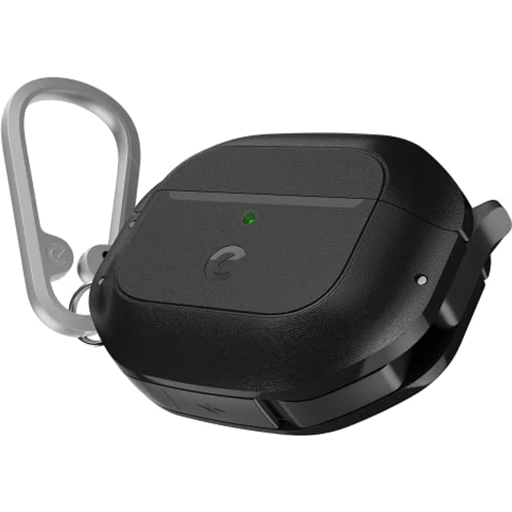 KeyBudz Element, wasserfestes Ladecase für Apple AirPods 3, Hülle Schutzhülle aus recyceltem Material, IP68 Staub- und wasserdicht,schwarz – Bild 5