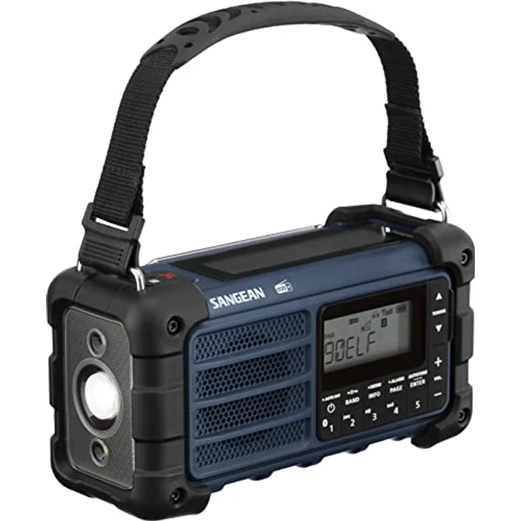 Sangean MMR-99 Notfallradio mit Bluetooth, DAB+, FM-RDS, blau – Bild 4