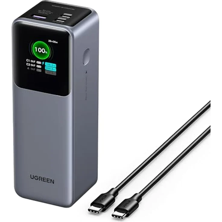 Ugreen 25000mAh 200W Fast Charging Powerbank, Effizientes 200 W Schnellladen – Bild 1