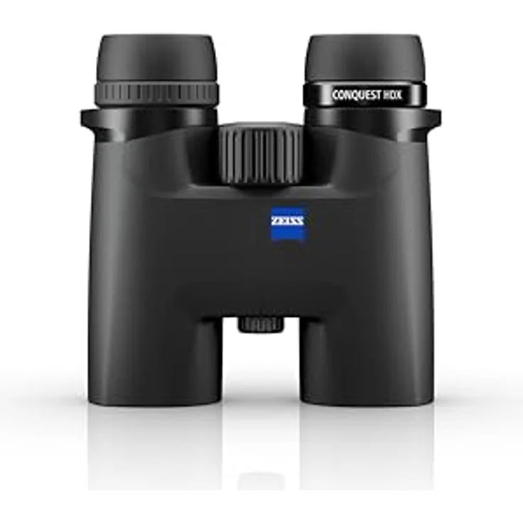 Zeiss Conquest HDX Fernglas 8x32 Wasserdicht, Kompakt mit LotuTec T* HD beschichtetem Glas für optimale Klarheit bei allen Wetterbedingungen für Vogelbeobachtung, Jagd, Sightseeing, Schwarz – Bild 1