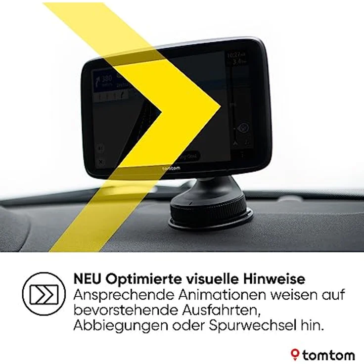 TomTom GO Superior, 7 Zoll HD Navigationsgerät mit TomTom Traffic, Sprachsteuerung und KI-basierten Routenoptimierungen, schwarz – Bild 4
