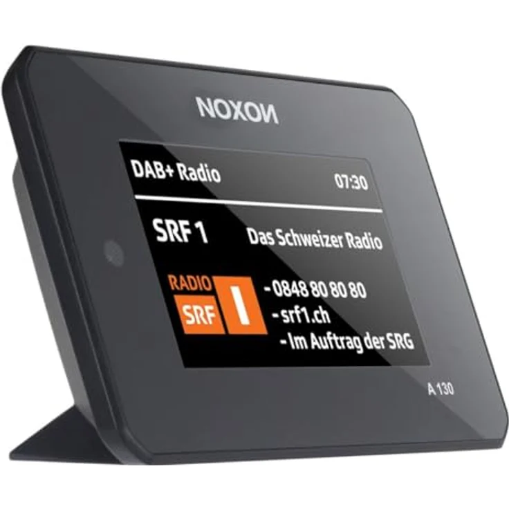Noxon A 130, DAB+/UKW & Internet-Radio Audio Adapter mit Bluetooth, 4.3 Zoll Farbdisplay, Schwarz – Bild 3