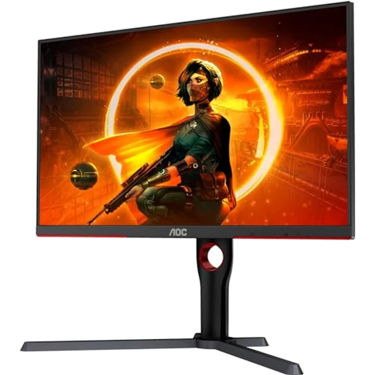 AOC Gaming Q27G3XMN - 27 Zoll QHD Monitor, 180 Hz, FreeSync Prem. Pro., HDR1000 (2560x1440, 1 ms GtG, HDMI, Display Port) schwarz-rot – Bild 3