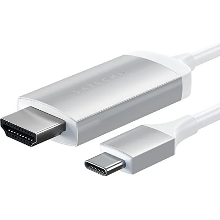 Satechi Kabel type-c HDMI 4 K 60 Hz In aluminiumpour MacBook Pro 2016/2017, MacBook 2015/2016/2017, Dell XPS, Lenovo, Chromebook und mehr (Silber) – Bild 5
