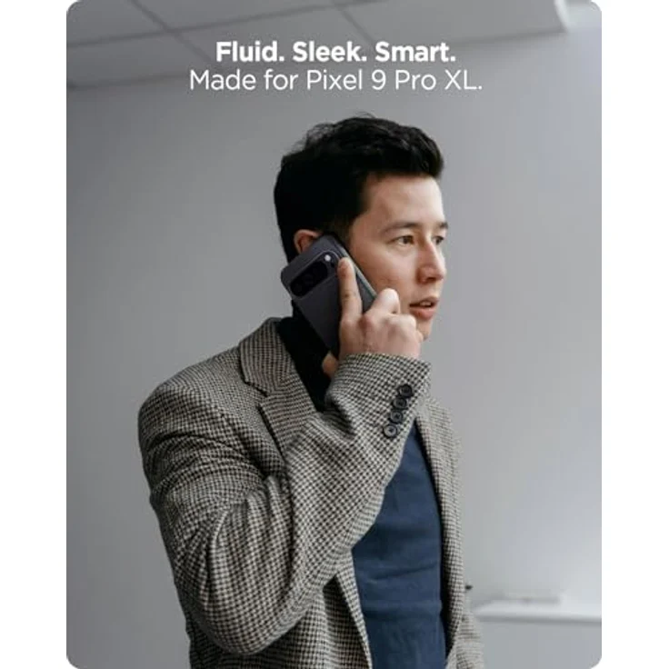 Spigen Liquid Air Hülle Kompatibel mit Google Pixel 9 Pro XL [Made for Google] -Schwarz, Schutzhülle mit Spider Web Stoßabsorption und Air Cushion Technologie – Bild 3