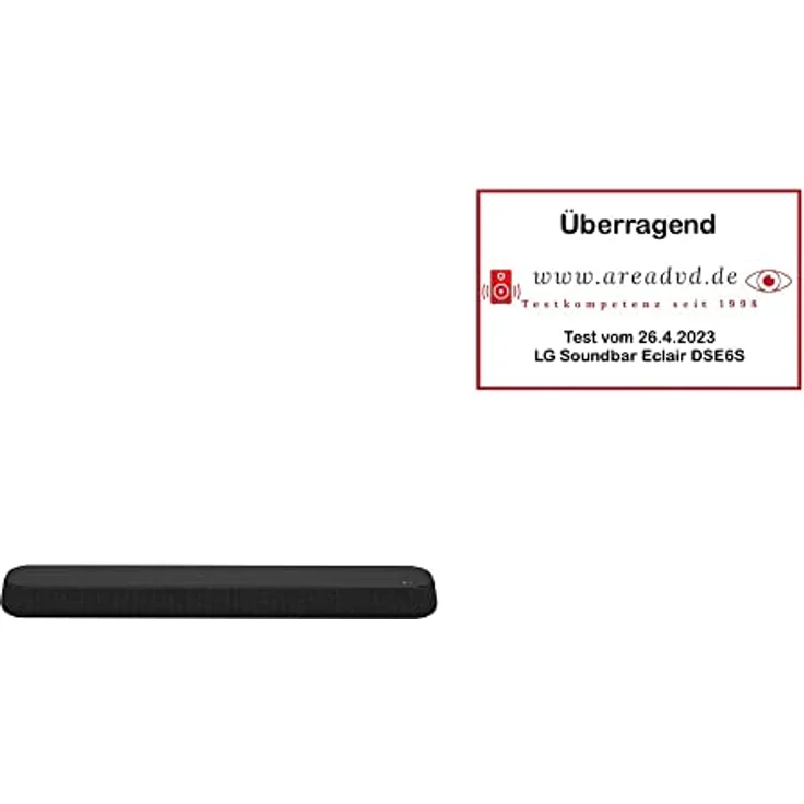 LG DSE6S 3.0 Soundbar (100W) für TVs ab 40 Zoll (Dolby Atmos, HDMI, Bluetooth), Schwarz [Modelljahr 2023] – Bild 2