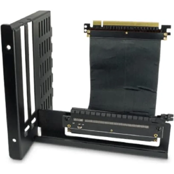 Inter-Tech Umbausatz vertikal für Grafikkarte, Adapter für C-701 Panorama und C-702 Diorama, schwarz, 1665707