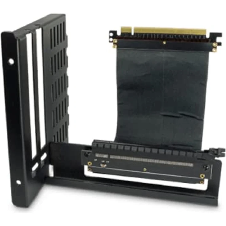 Inter-Tech Umbausatz vertikal für Grafikkarte, Adapter für C-701 Panorama und C-702 Diorama, schwarz, 1665707 – Bild 1