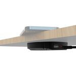 kalb DualCharge 10W Drahtlos Ladegerät, Induktionsladegerät mit 15W USB Ausgang, Unterbau bis 30 mm, unsichtbar mit Lüfter und 1200 mm Kabel