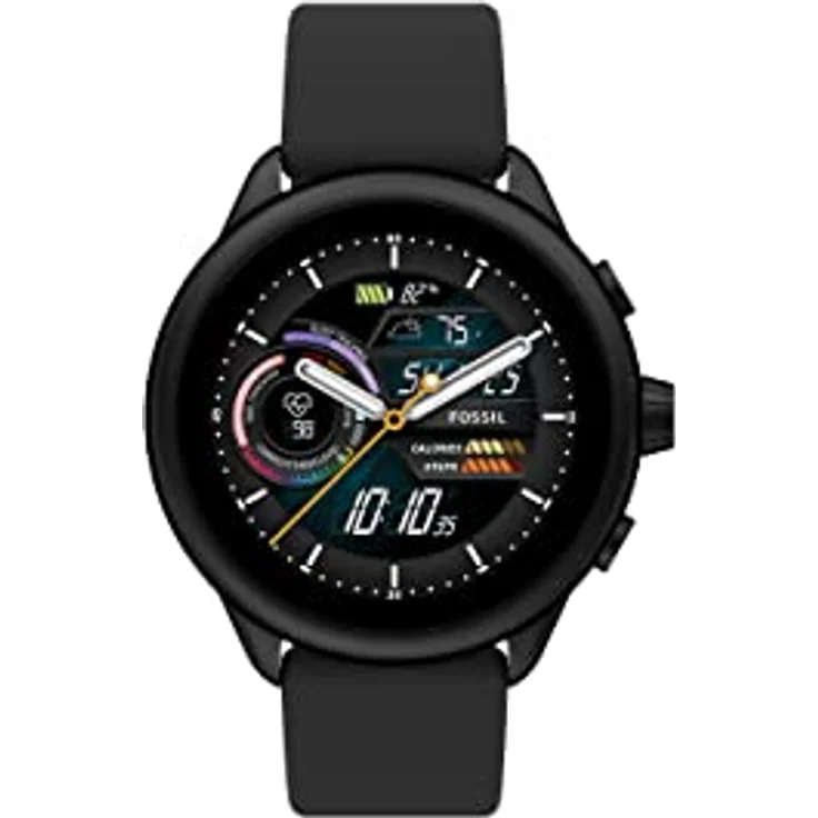 Fossil Smartwatch Gen 6, Wellness Edition, Unisex, Edelstahl, mit Herzfrequenz-, Aktivitäts- und Schlaftracking mit detaillierten Wellness-Statistiken. FTW4069 – Bild 1
