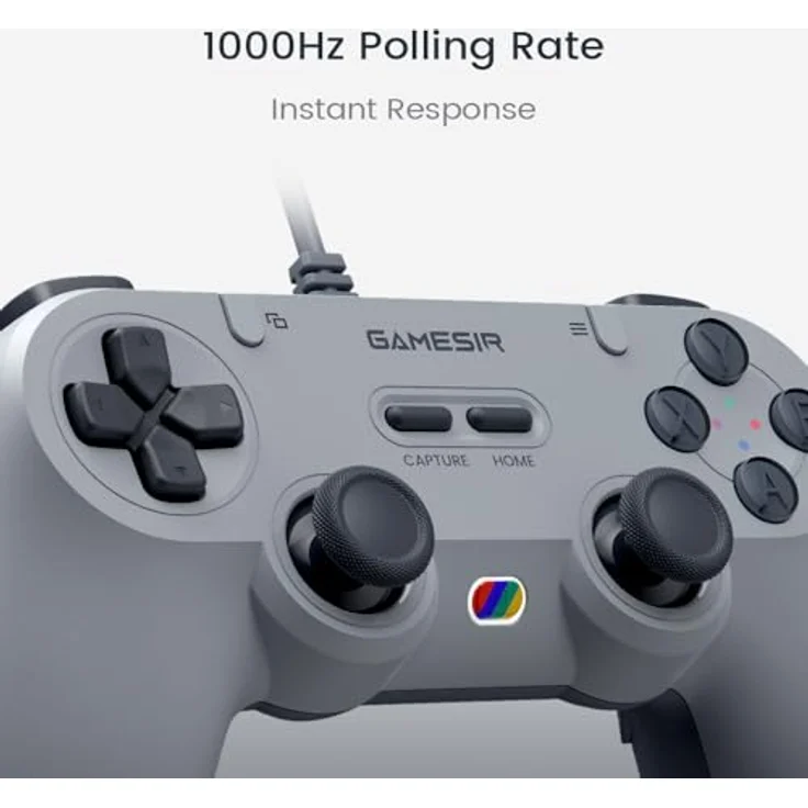 GameSir T3 Tegenaria Lite, Kabelgebundener Controller mit Hall-Effekt-Sticks und Turbo-Funktion – Bild 4