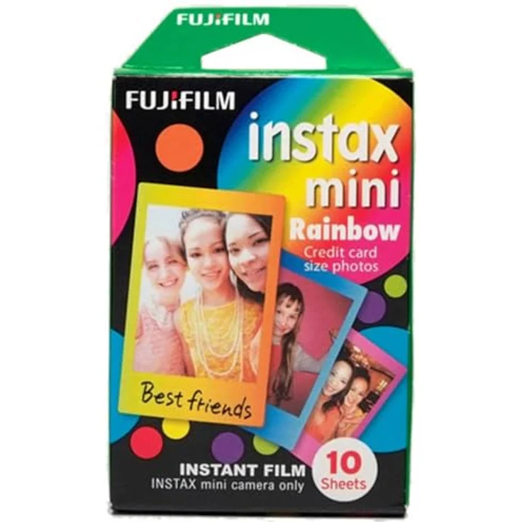 Fujifilm Instax Mini Instant Film, Regenbogen, Einzelpackung – Bild 2