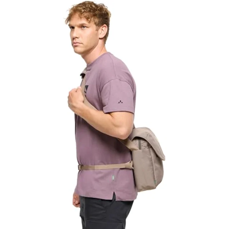 Vaude Coreway Messenger, Laptop-Tasche mit 36 cm Fach, grau, 100% Polyester – Bild 7