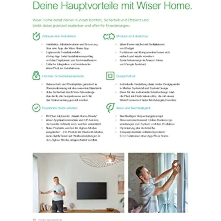 Merten Smart Home Raumthermostat mit Display ,kompatibel mit Amazon Alexa und Google Home, App Funktion ,einfache Installation und Energie sparen – Bild 5