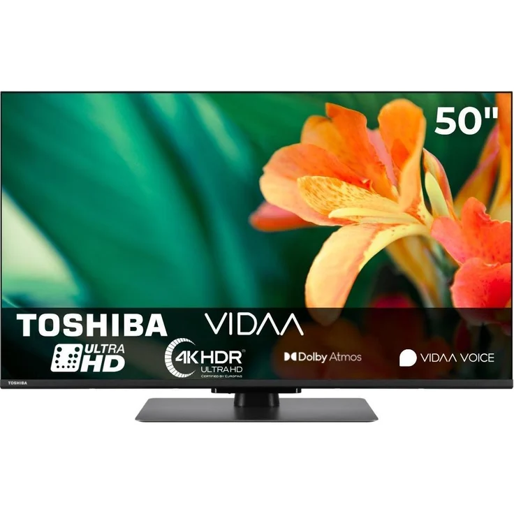 Toshiba 50UV6F68DA, 50 Zoll 4K Ultra HD DLED Smart-TV, Schwarz