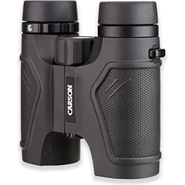 CARSON 3D 8x32 ED Fernglas, hohe Lichtdurchlässigkeit, für Brillenträger geeignet, gummierte Oberfläche, wasserdicht – Bild 11
