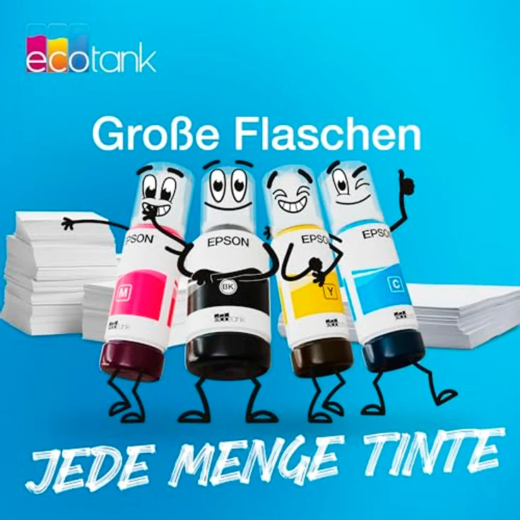 Epson C13T06B440 Tinte gelb 70ml 6000 Seiten Flasche EcoTank 5800 pigmentiert – Bild 3