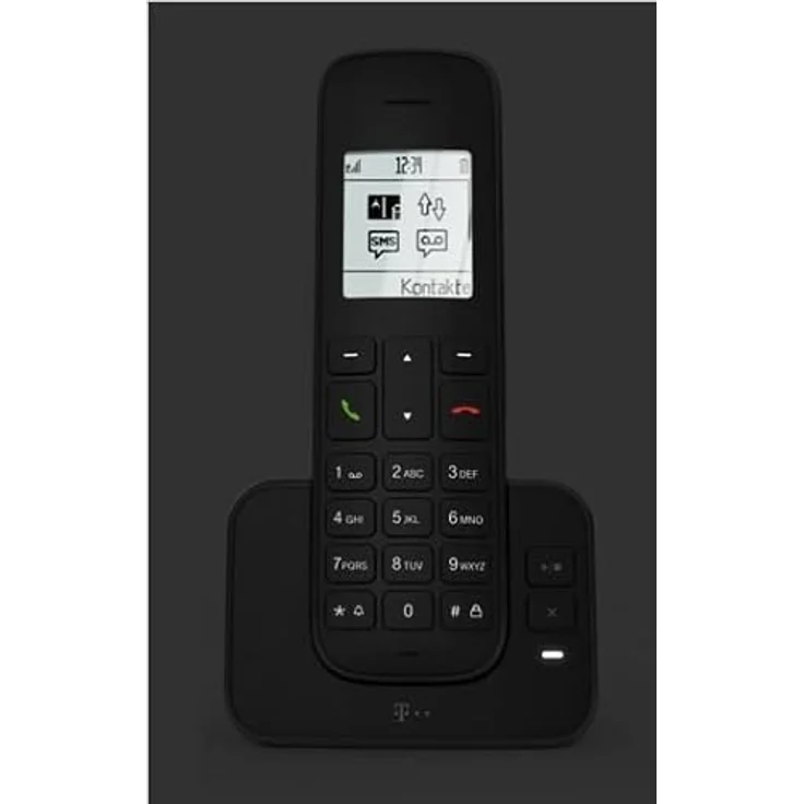 Telekom Sinus A207 Schnurlostelefon (mit Anrufbeantworter) schwarz – Bild 4