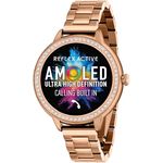 Reflex Active Smart Watch Series 41, Amoled smartwatch mit Always-On-Display, Dual-Time-Funktion, IP68-Wasserbeständigkeit - Schwarz