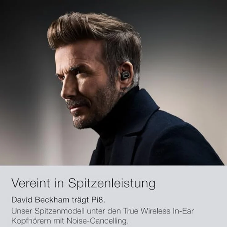 Bowers & Wilkins Pi8 kabellose True Wireless Kopfhörer mit Aktiver Geräuschunterdrückung, Bluetooth, AptX, Ladecase mit Wireless-Audioübertragung – Mitternachtsblau – Bild 3
