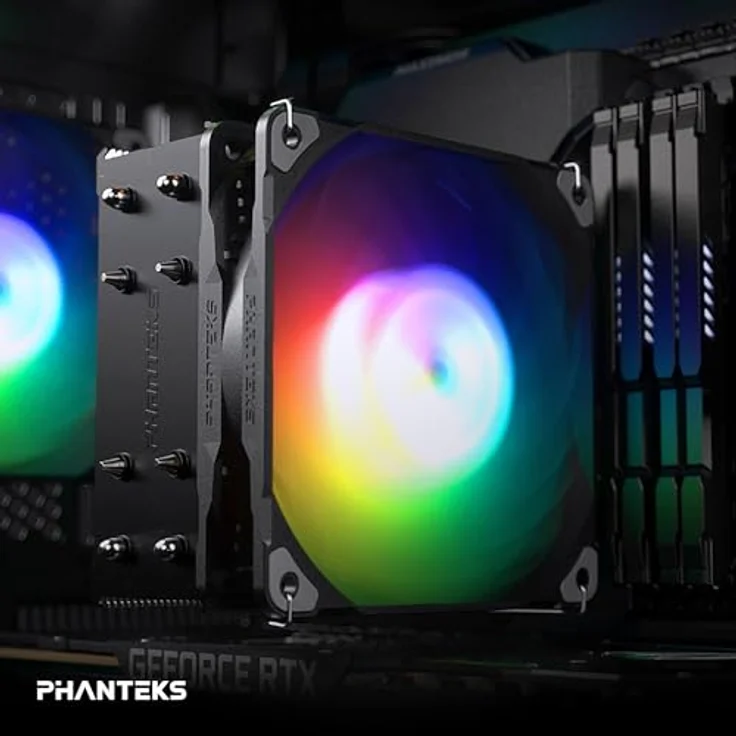 Phanteks Polar ST4 CPU-Kühler, D-RGB – Single-Tower mit 235 W TDP, 120mm PWM-Lüfter, kompatibel mit AMD und Intel – Bild 7