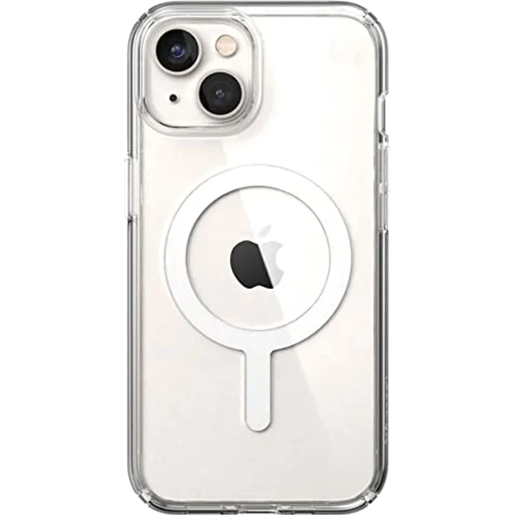 Speck Presidio Perfect-Clear + MagSafe iPhone 14 Plus Hülle (durchsichtig) mit Microban-Beschichtung – Bild 3
