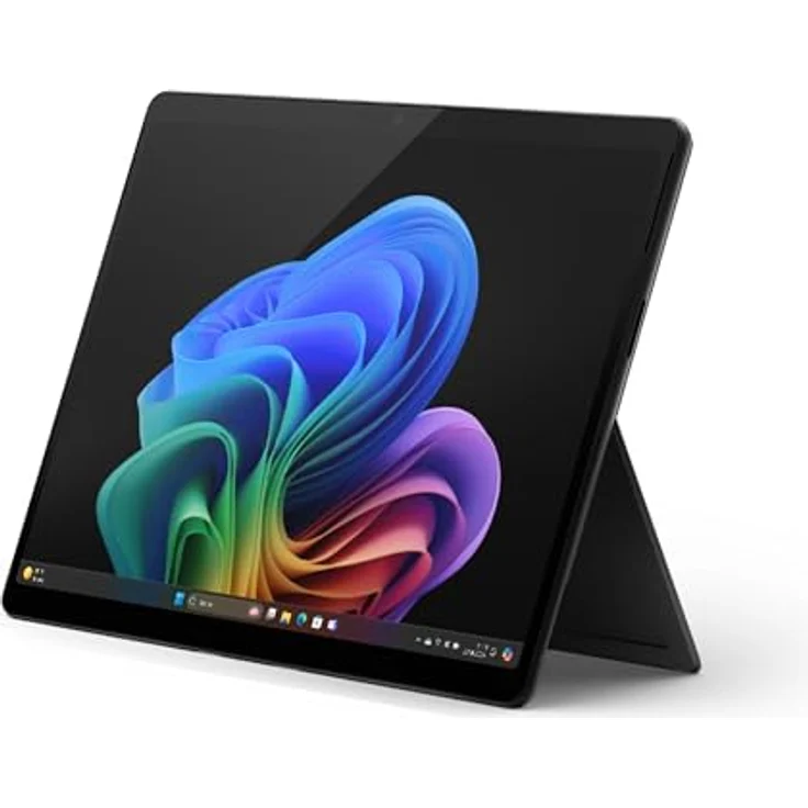 Microsoft Surface Pro | Copilot+ PC | 13” OLED Touchscreen | Snapdragon® X Elite | 16GB RAM | 512GB SSD | neuestes Modell, 11. Edition | Schwarz – Bild 1