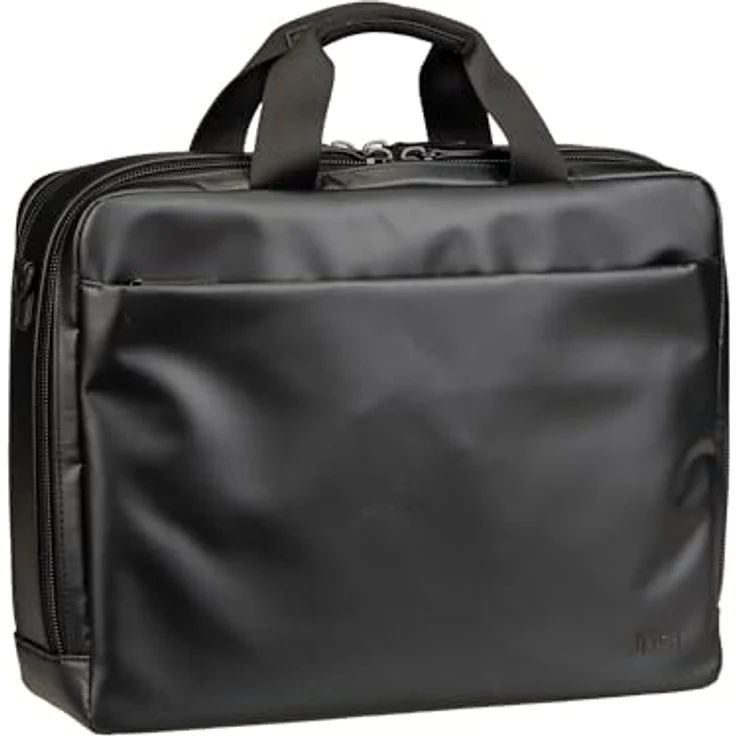 Jost Tolja Aktentasche 38 cm, Laptopfach für Notebooks, Schwarz – Bild 1