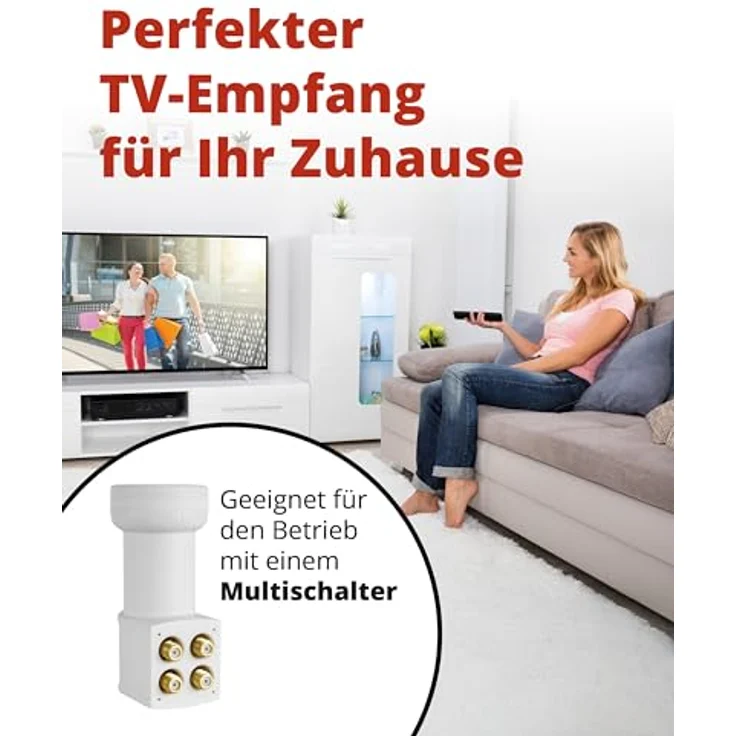 MegaSat 0401098 HD-Profi Quattro LNB weiß – Bild 4