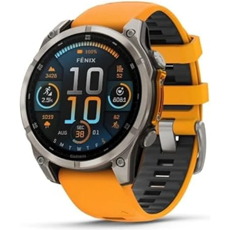 Garmin Fenix 8 Smartwatch, Multisport-Uhr mit AMOLED-Display und Sprachsteuerung – Bild 5