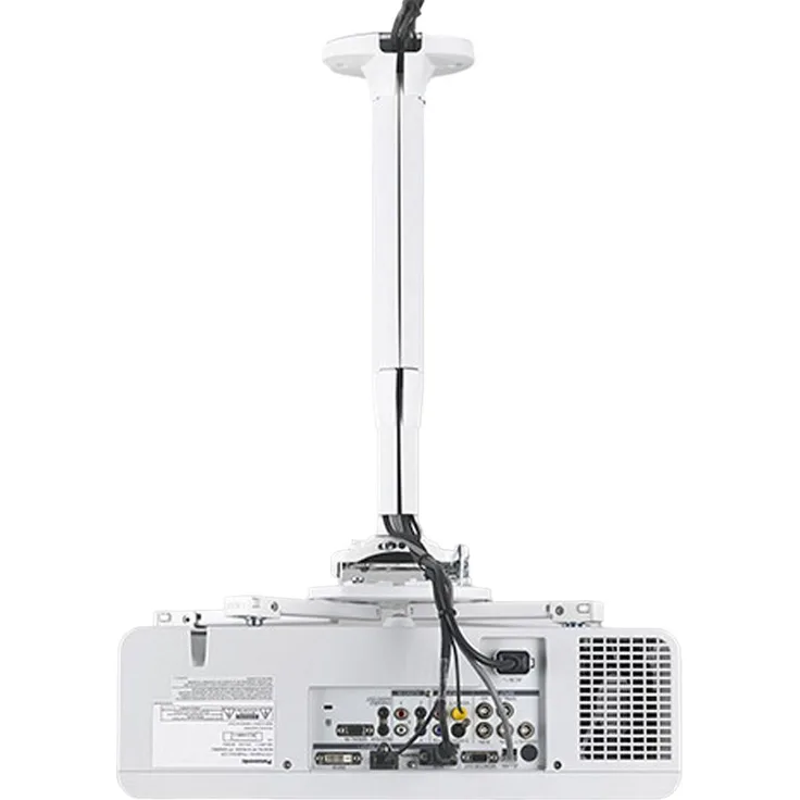 Chief KITEP045080W, Deckenhalterung für Projektoren, höhenverstellbar 45-80 cm, weiß, max. 13,6 kg tragbar