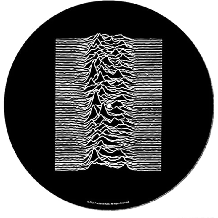 JOYDIVISION Division Unknown Pleasures Plattenspieler, Einheitsgröße, Schwarz - Weiß, UTPM3199_1