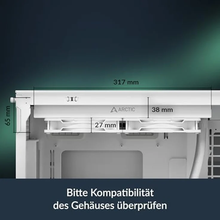 Arctic Liquid Freezer III Pro 280 A-RGB (White), Wartungsfreier CPU Wasserkühler mit hoher Kühlleistung, Weiss – Bild 2