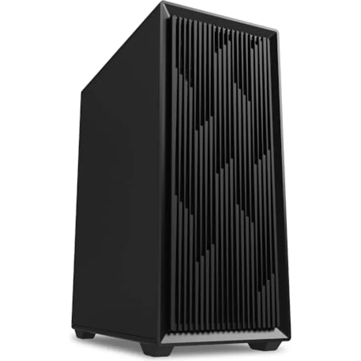 Sharkoon VK2, ATX PC Gehäuse mit erweiterbarem Airflow, Wasserkühlungs-Unterstützung, und ausreichend Platz für Datenspeicher