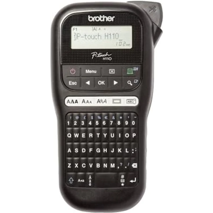 Brother PT-H110 Beschriftungsgerät (für 3,5 bis 12 mm breite TZe-Schriftbänder, bis zu 20 mm-Sek. Druckgeschwindigkeit) – Bild 2